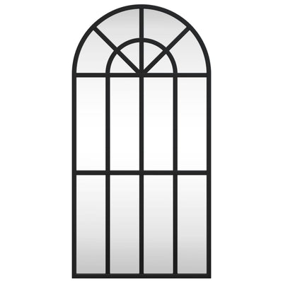 Musta seinäpeili Roneo 30x60cm (kaari rauta)