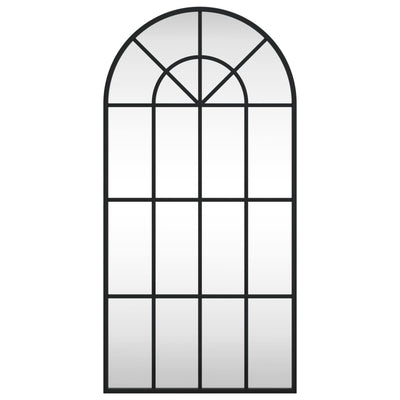 Musta seinäpeili Roneo 40x80cm (kaari rauta)