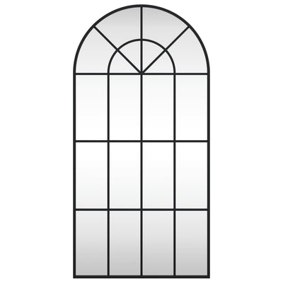 Musta seinäpeili Roneo 50x100cm (kaari rauta)