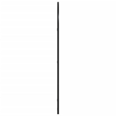 Musta seinäpeili Roneo 60x100cm (kaari rauta)