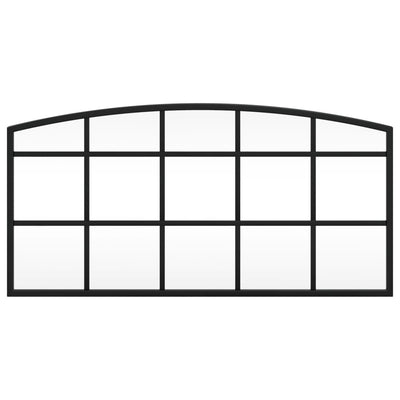 Musta seinäpeili Fidelia 60x30cm (kaari rauta)