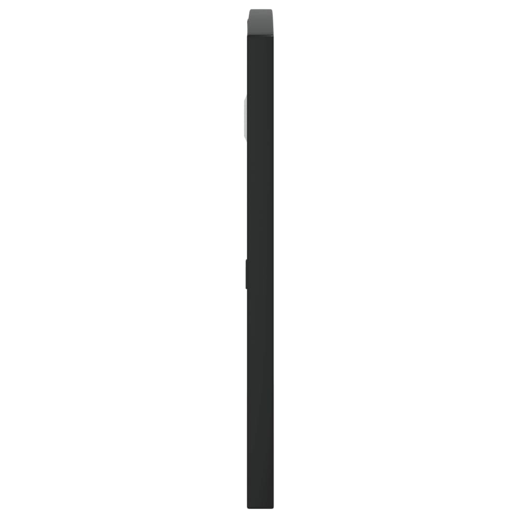 Musta seinäpeili Fidelia 60x30cm (kaari rauta)
