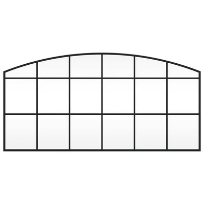 Musta seinäpeili Fidelia 100x50cm (kaari rauta)