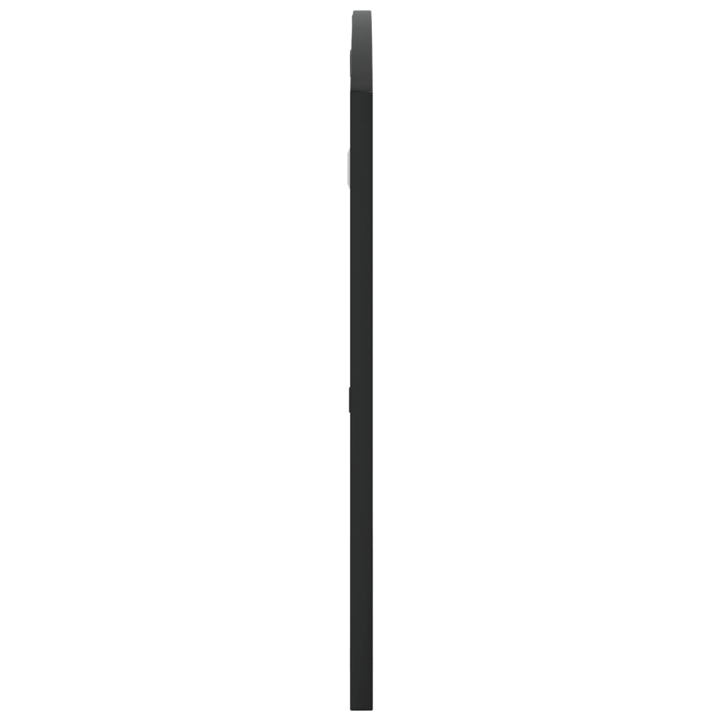 Musta seinäpeili Fidelia 100x50cm (kaari rauta)