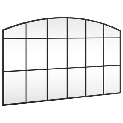 Musta seinäpeili Fidelia 100x60cm (kaari rauta)