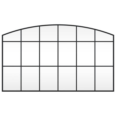 Musta seinäpeili Fidelia 100x60cm (kaari rauta)