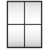 Musta seinäpeili Puggioli 30x40cm (suorakulmio rauta)