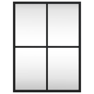 Musta seinäpeili Puggioli 30x40cm (suorakulmio rauta)