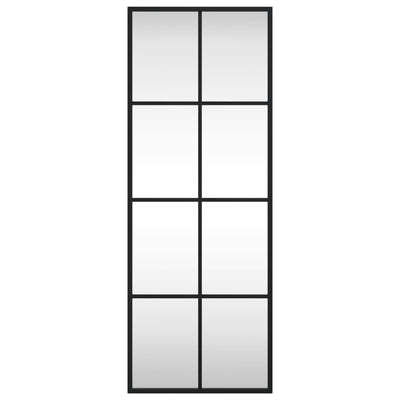 Musta seinäpeili Puggioli 30x80cm (suorakulmio rauta)