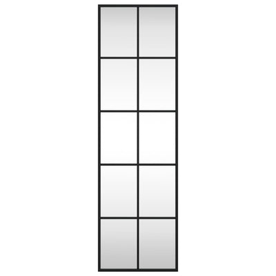 Musta seinäpeili Puggioli 30x100cm (suorakulmio rauta)