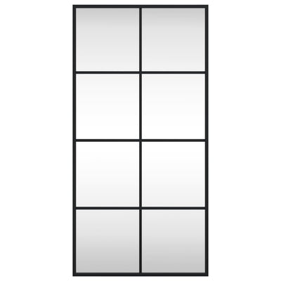 Musta seinäpeili Puggioli 40x80cm (suorakulmio rauta)