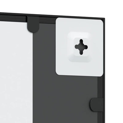 Musta seinäpeili Puggioli 50x60cm (suorakulmio rauta)