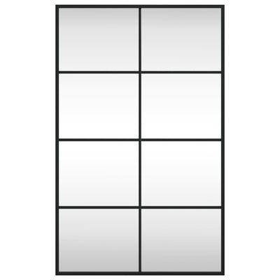 Musta seinäpeili Puggioli 50x80cm (suorakulmio rauta)