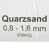 Suodatinhiekka 25 kg 0,8 - 1,6 mm