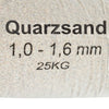 Suodatinhiekka 25 kg 1,0-1,6 mm