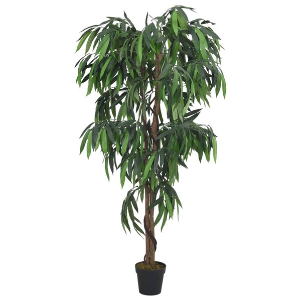 Tekokasvi mangopuu 1050 lehteä 200 cm vihreä
