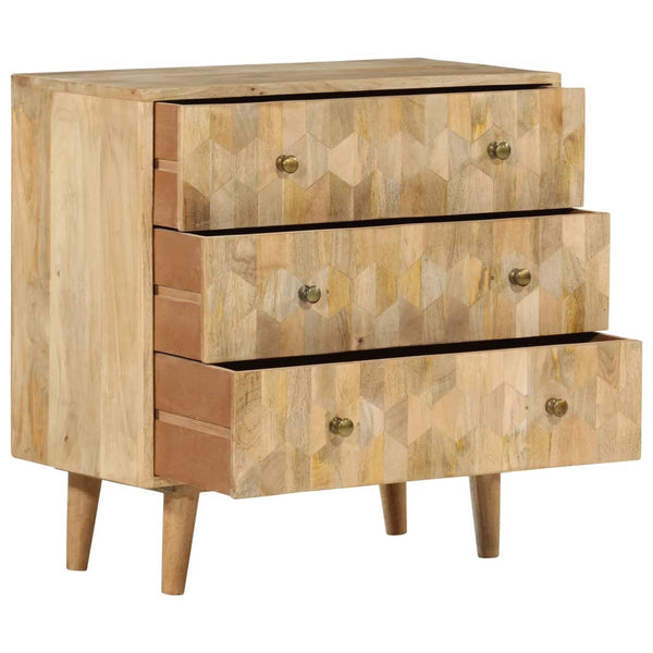 Laatikosto 70x35x70 cm massiivipuusta mango