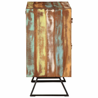 Lipasto monivärinen 70x35x70 cm kierrätetty täyspuu