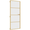 Kultainen sisäovi ohut Vanzeti 83x201,5cm (karkaistu lasi ja alumiini)