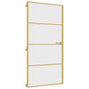 Kulta sisäovi ohut Vanzeti 102,5x201,5cm (karkaistu lasi ja alumiini)