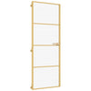 Kultainen sisäovi ohut Vanzeti 76x201,5cm (karkaistu lasi ja alumiini)