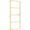 Kultainen sisäovi ohut Vanzeti 83x201,5cm (karkaistu lasi ja alumiini)