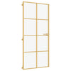 Kultainen sisäovi ohut Vanzeti 93x201,5cm (karkaistu lasi ja alumiini)