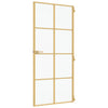 Kultainen sisäovi ohut Vanzeti 93x201,5cm (karkaistu lasi ja alumiini)