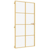 Kulta sisäovi ohut Vanzeti 102,5x201,5cm (karkaistu lasi ja alumiini)