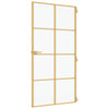 Kulta sisäovi ohut Vanzeti 102,5x201,5cm (karkaistu lasi ja alumiini)