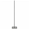 Metallinen koristejoulukuusi musta 60 cm
