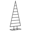 Musta metallinen koristejoulukuusi Iboio 125cm