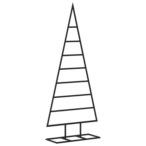 Musta metallinen koristejoulukuusi Iboio 125cm