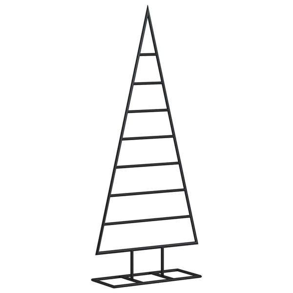 Musta metallinen koristejoulukuusi Iboio 125cm