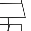 Musta metallinen koristejoulukuusi Iboio 125cm