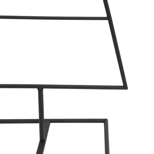 Musta metallinen koristejoulukuusi Iboio 125cm
