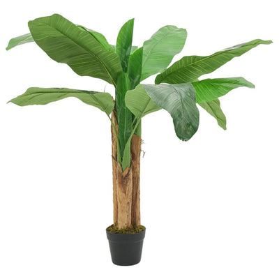 Tekokasvi banaanipuu 9 lehteä 120 cm vihreä