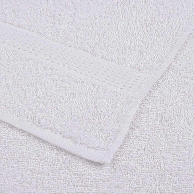 käsipyyhkeet 10 kpl valkoinen 50x100 cm 360 gsm 100% puuvillaa