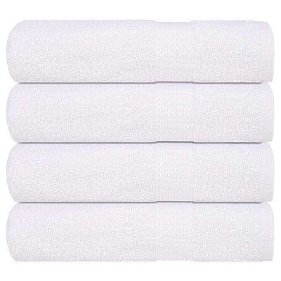 Suihkupyyhkeet 4 kpl valkoinen 70x140 cm 360 gsm 100% puuvilla