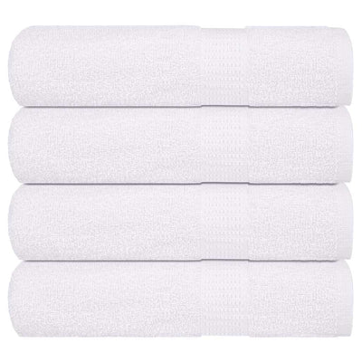 Kylpypyyhkeet 4 kpl valkoinen 100x150 cm 360 gsm 100% puuvilla