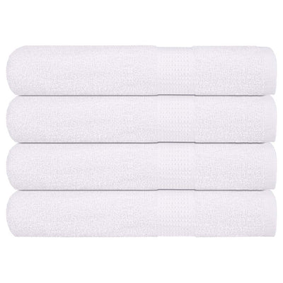 Saunapyyhkeet 4 kpl valkoinen 80x200 cm 360 gsm 100% puuvillaa