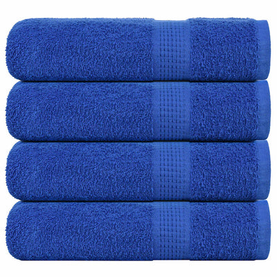 Suihkupyyhkeet 4 kpl sininen 70x140 cm 360 gsm 100% puuvilla