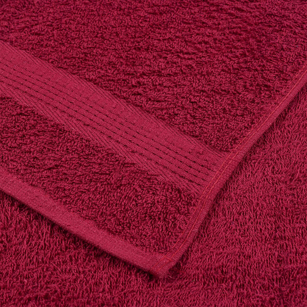 Vieraspyyhkeet SAMMAKO 2 kpl viininpunainen 30x50 cm 360 gsm