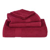 Käsipyyhkeet SAMPAKONEN 2 kpl viininpunainen 50x100 cm 360 gsm