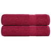 suihkupyyhkeet FROGN 2 kpl Bordeaux 70x140 cm 360 gsm