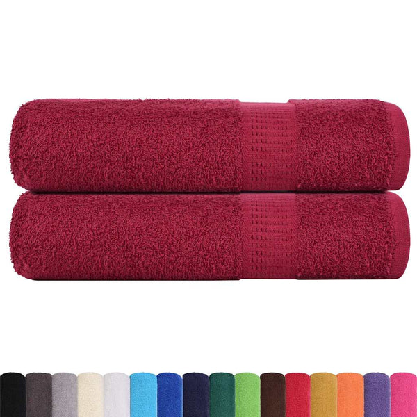 suihkupyyhkeet FROGN 2 kpl Bordeaux 70x140 cm 360 gsm
