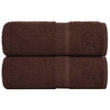 Pesupyyhkeet SAMPAKKO 2 kpl Ruskea 30x30 cm 360 gsm