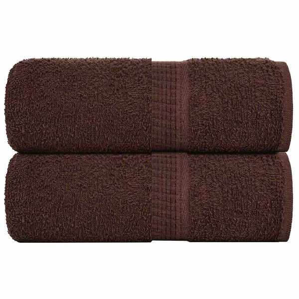 Pesupyyhkeet SAMPAKKO 2 kpl Ruskea 30x30 cm 360 gsm