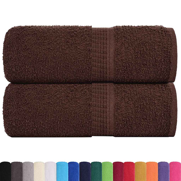 Pesupyyhkeet SAMPAKKO 2 kpl Ruskea 30x30 cm 360 gsm