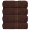 Pesupyyhkeet SAMMAKO 4 kpl ruskea 30x30 cm 360 gsm